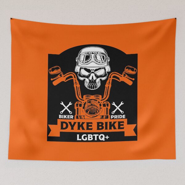 Item preview, Dyke Bike Bikers Gay Pride designed and sold by happygiftideas.
