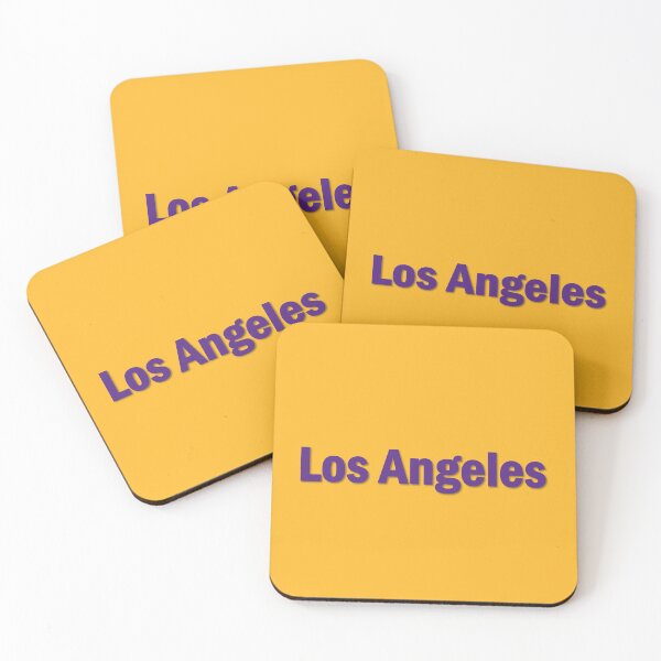 Item preview, Franklin Gothic Demi Los Angeles Lakers Purple on Gold by Mistah Wilson designed and sold by The Street Sign Store.
