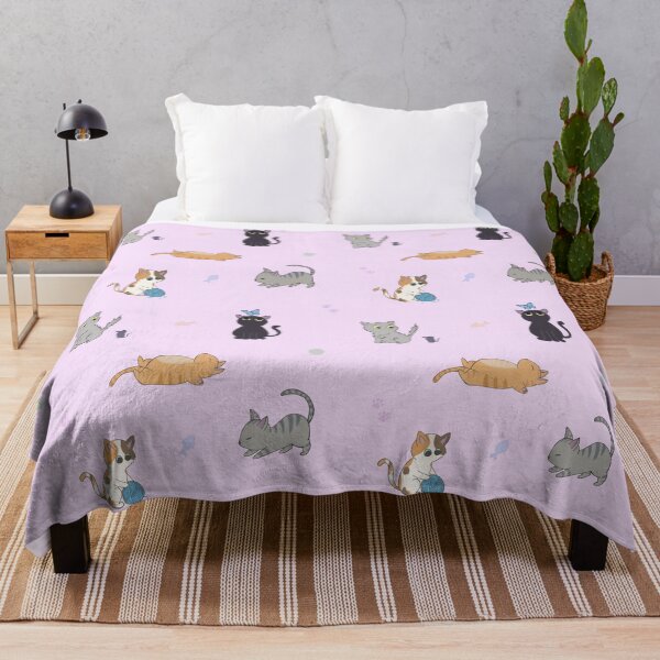 Item preview, Cute Cats Pattern - Pink designed and sold by Juna-Studio.