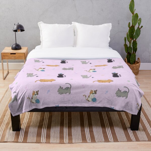 Item preview, Cute Cats Pattern - Pink designed and sold by Juna-Studio.
