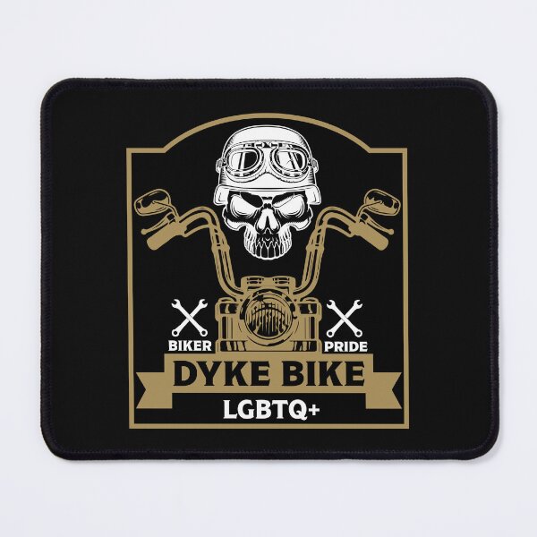 Item preview, Dyke Bike Bikers Gay Pride designed and sold by happygiftideas.