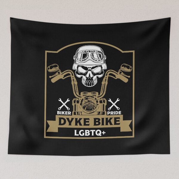 Item preview, Dyke Bike Bikers Gay Pride designed and sold by happygiftideas.