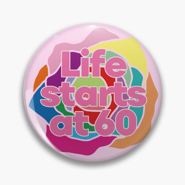 Item preview, Happy 60th Birthday - Life starts at 60  designed and sold by EunsooLee.