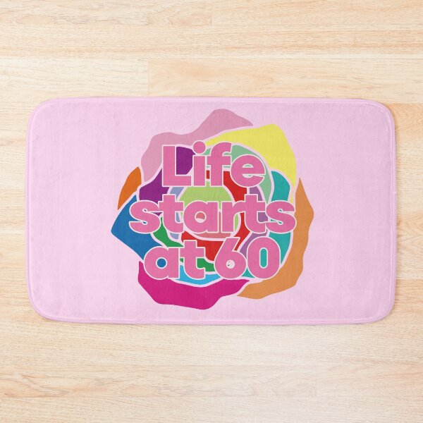 Item preview, Happy 60th Birthday - Life starts at 60  designed and sold by EunsooLee.