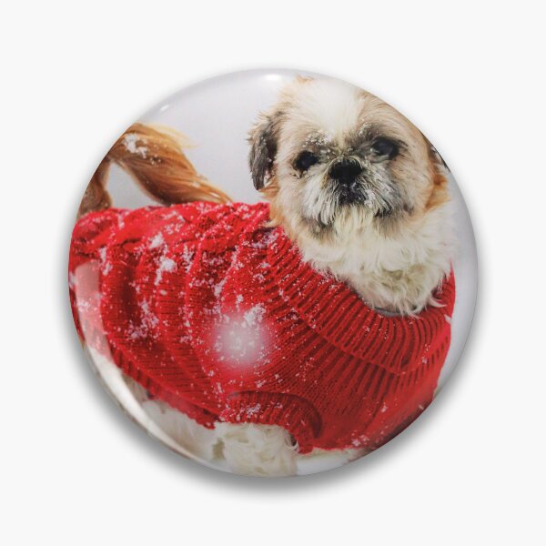 Item preview, Shih Tzu Puppy In Snow designed and sold by TheAnimalZ00.