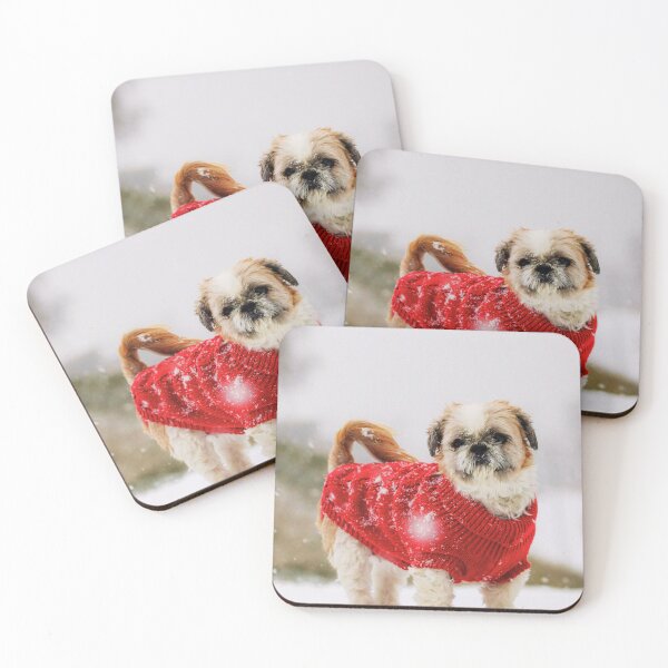 Item preview, Shih Tzu Puppy In Snow designed and sold by TheAnimalZ00.
