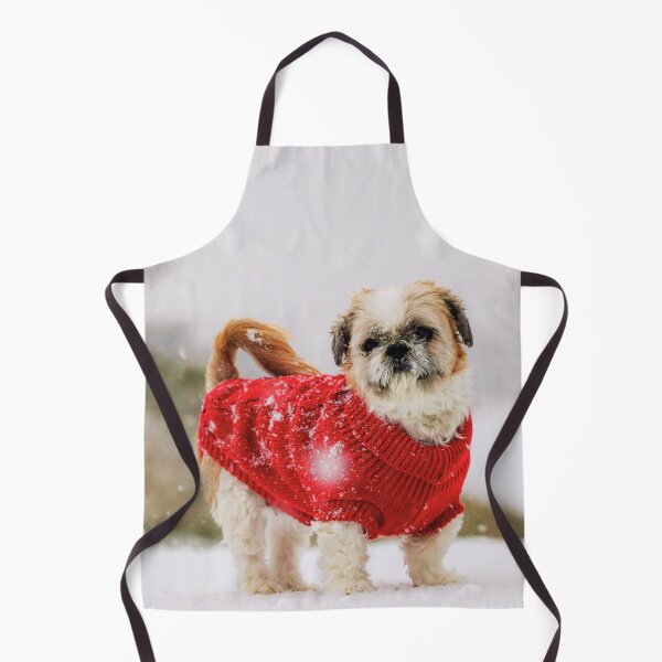 Item preview, Shih Tzu Puppy In Snow designed and sold by TheAnimalZ00.