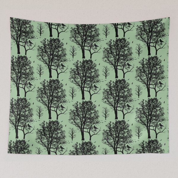 Item preview,  Tree and Crows - yoga apparel, crow lovers gift designed and sold by abeautifulife.
