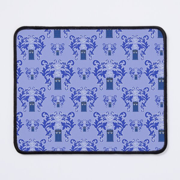 Item preview, Rococo Police Box Damask designed and sold by pewpewprinters.