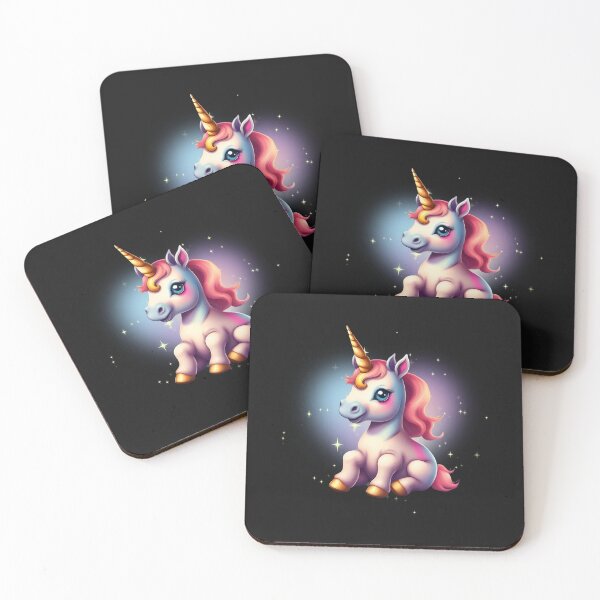 Item preview, Sweet little unicorn with sparkling stars designed and sold by Patric Wurzer.