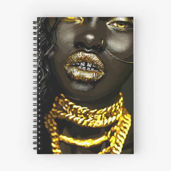 Item preview, Art By Minga Gold Lips Diamond Grill Digital Design designed and sold by Artbyminga.