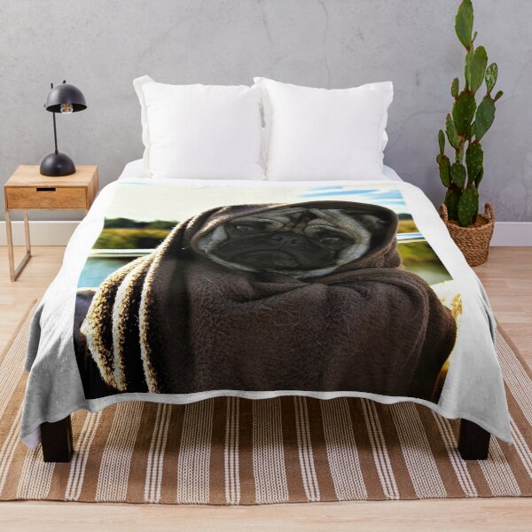 Item preview, Pug Dog Covered with Blanket designed and sold by VanGaldo.