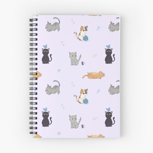 Item preview, Cute Cats Pattern - Purple designed and sold by Juna-Studio.