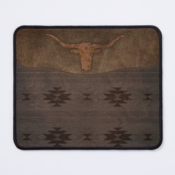Item preview, Longhorn Aztec and Suede Southwest Ranch Design designed and sold by whds.