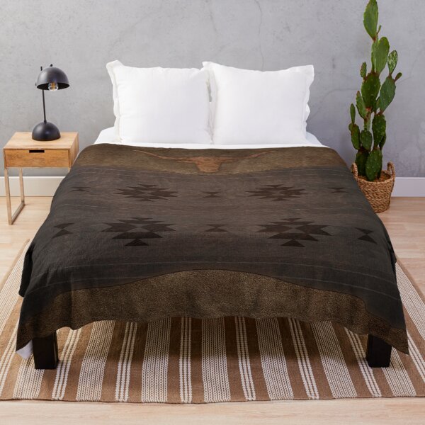 Item preview, Longhorn Aztec and Suede Southwest Ranch Design designed and sold by whds.