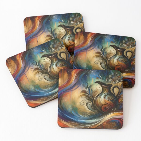 Item preview, Cosmic Aquarius: The Zodiac's Vivid Dream designed and sold by mahajone.
