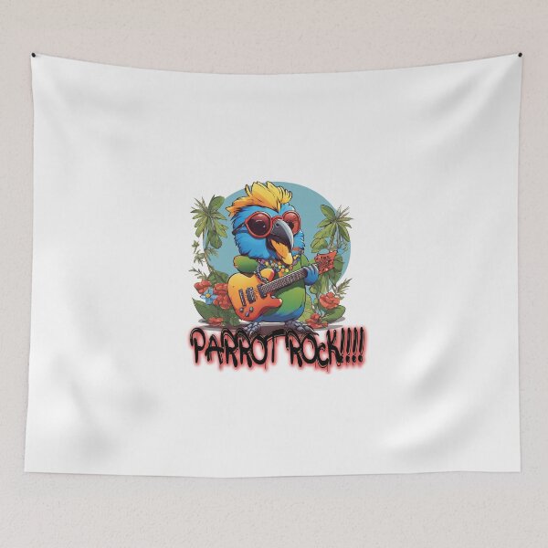 Item preview, Parrot Rock! - Grateful Parrot Designs designed and sold by Smokinjoe66.