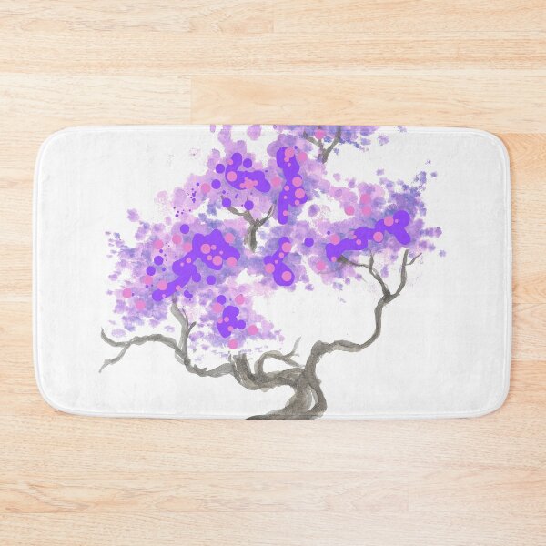 Item preview, Japanese Water Color Tree - purple tree, japanese style designed and sold by abeautifulife.