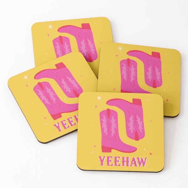 Item preview, YEEHAW Hot Pink Cowgirl Boots designed and sold by CourtneyMayo.