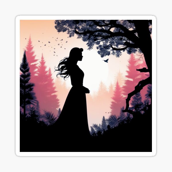 Item preview, dream of a lady in forest of pink  designed and sold by JangmiHorang.