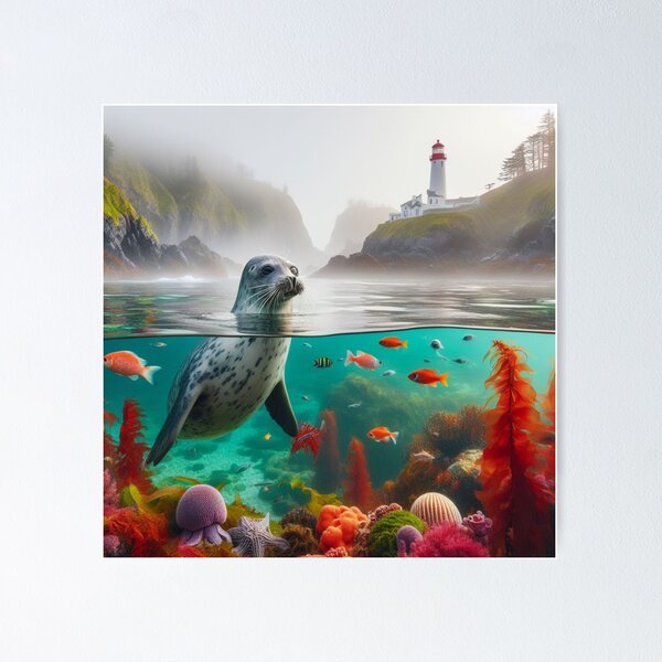 Item preview, Oceanic Observer - Seal's Maritime Majesty designed and sold by ProgressMagnet.