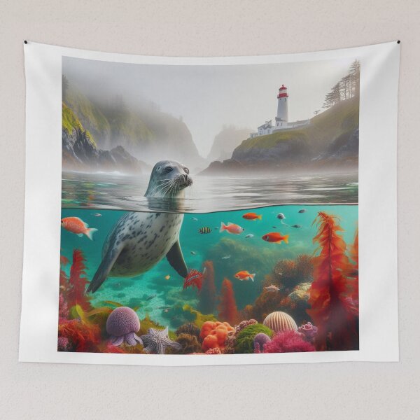 Item preview, Oceanic Observer - Seal's Maritime Majesty designed and sold by ProgressMagnet.