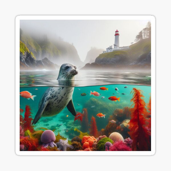 Item preview, Oceanic Observer - Seal's Maritime Majesty designed and sold by ProgressMagnet.