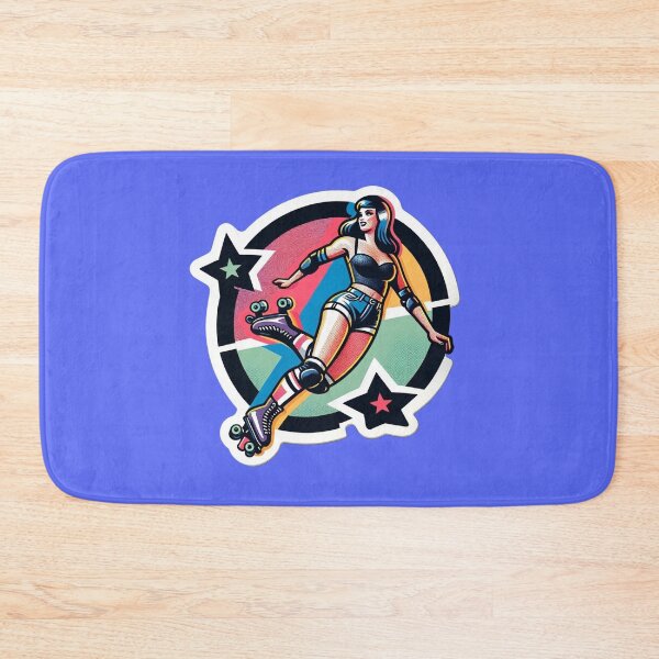 Item preview, Roller Girl Disco Colors designed and sold by PinUpPizzazz.