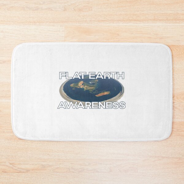 Item preview, flat earth designed and sold by createandrogyny.