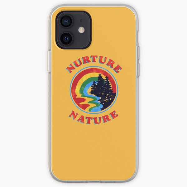 nurture nature vintage environmentalist design iPhone Soft Case