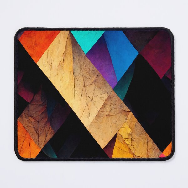 Item preview, Dimora - Abstract diamonds in rich play of colors (1/4) designed and sold by sabantha.