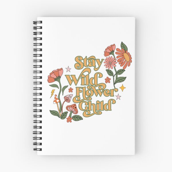 Item preview, Retro Stay Wild Flower Child designed and sold by DelightfulDazy.