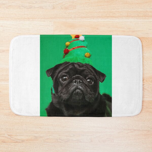 Item preview, Cute Pug Dog Wearing Green Hat designed and sold by VanGaldo.