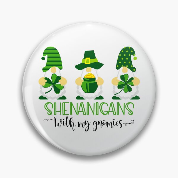 Item preview, Mischief Makers: St. Patrick's Day Gnomes & Their Clover Shenanigans designed and sold by FebricFusion.