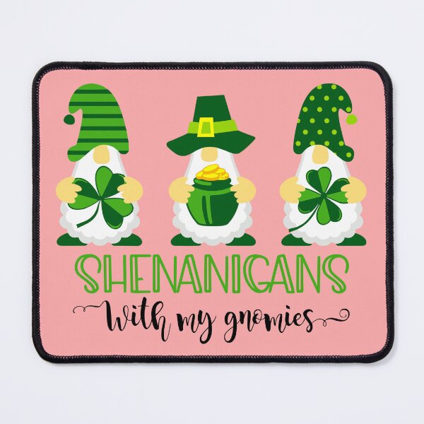 Item preview, Mischief Makers: St. Patrick's Day Gnomes & Their Clover Shenanigans designed and sold by FebricFusion.