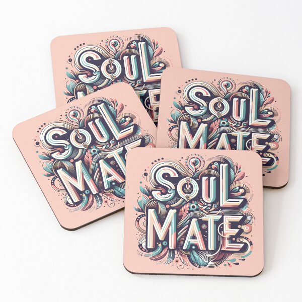 Item preview, Soul Mate, typography designed and sold by maxmaj.