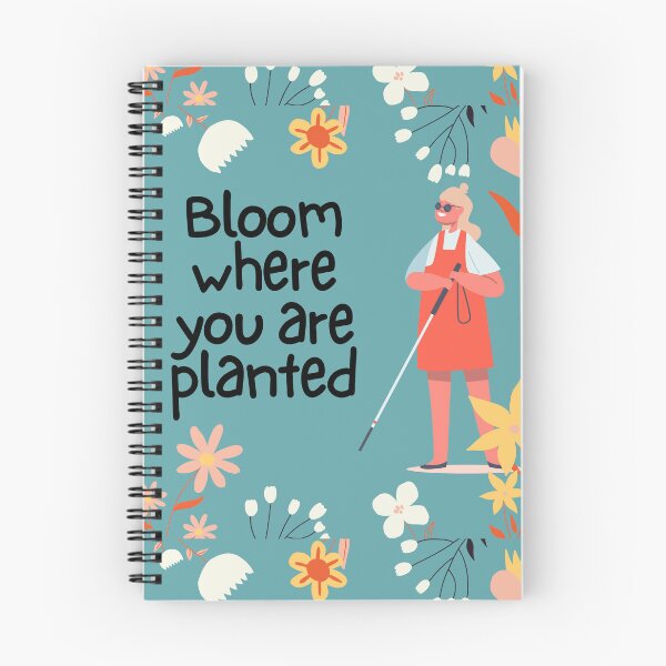 Item preview, Bloom Where You Are Planted Blind Girl designed and sold by IndeOandM.