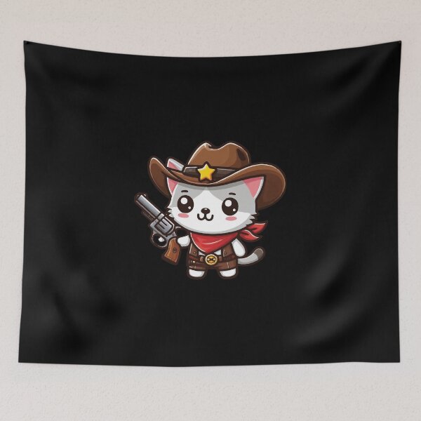 Item preview, Meowdy Cowboy Cat designed and sold by SOMI SOMI.