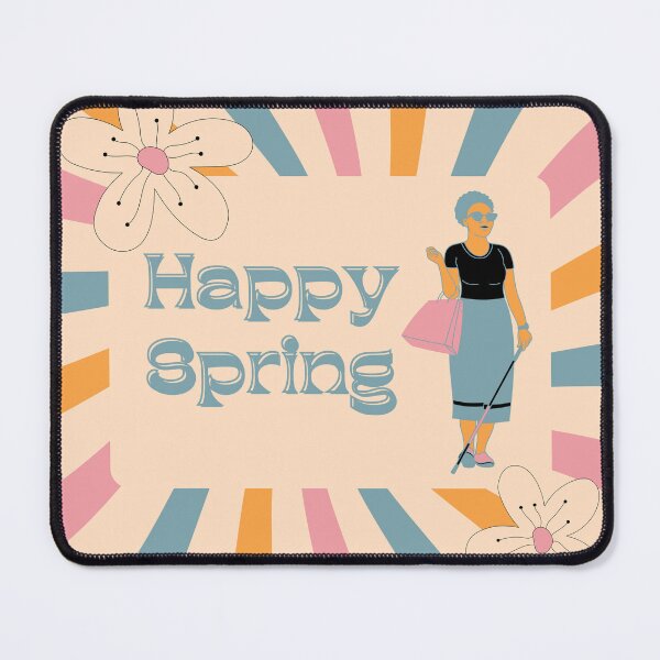 Item preview, Happy Spring Blind Woman designed and sold by IndeOandM.