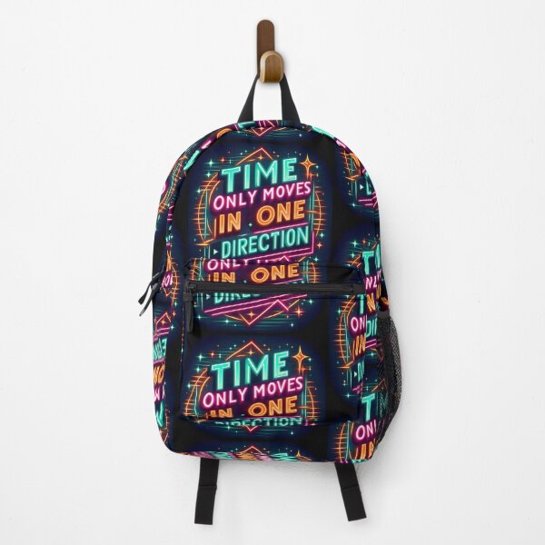 Item preview, Time moves in one direction, typography, retro designed and sold by maxmaj.