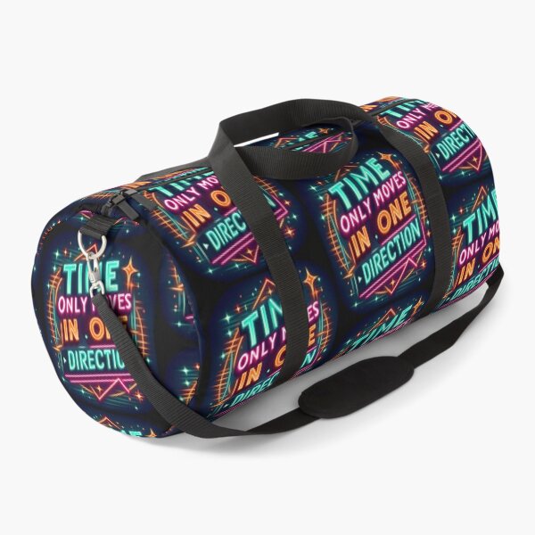 Item preview, Time moves in one direction, typography, retro designed and sold by maxmaj.