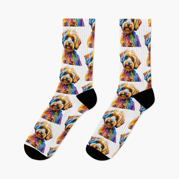 Item preview, Rainbow Yorkipoo Impressionism designed and sold by Fredster1966.