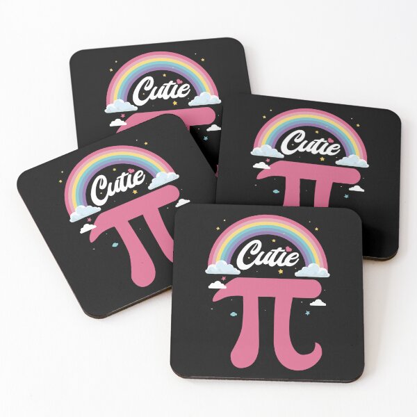 Item preview, Cutie Pi Math Symbol Pi Day Rainbow For Math Lovers Kids Women designed and sold by GravitiTees.
