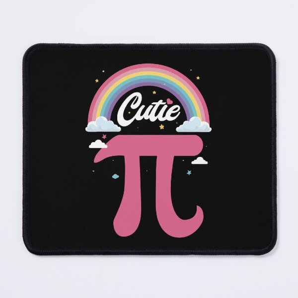 Item preview, Cutie Pi Math Symbol Pi Day Rainbow For Math Lovers Kids Women designed and sold by GravitiTees.