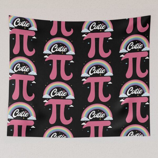 Item preview, Cutie Pi Math Symbol Pi Day Rainbow For Math Lovers Kids Women designed and sold by GravitiTees.