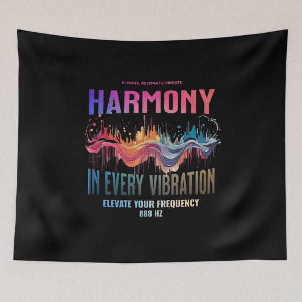 Item preview, Harmony in Every Vibration 888 Hz designed and sold by InspireHubWear.