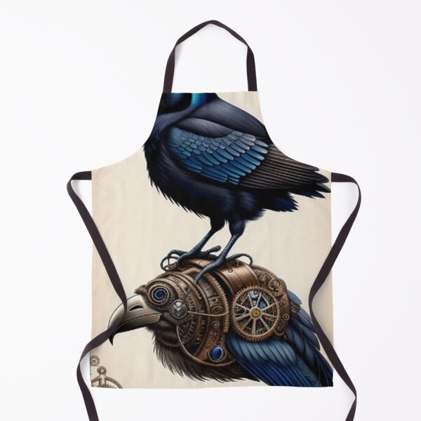 Item preview, Vintage Steampunk Blue Raven designed and sold by TheDarkWardrobe.
