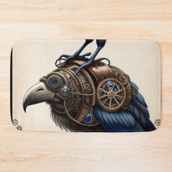 Item preview, Vintage Steampunk Blue Raven designed and sold by TheDarkWardrobe.