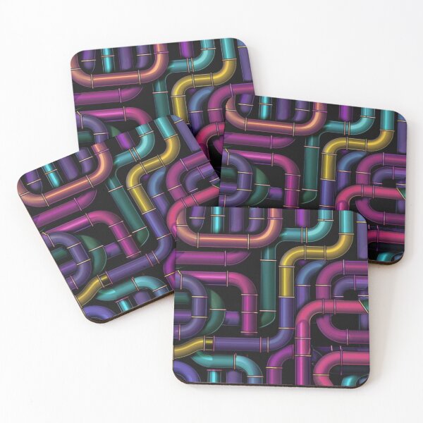 Item preview, Chrome pipe graphics Many colors intersecting with each other, beautiful and chic. designed and sold by Icon-Network.