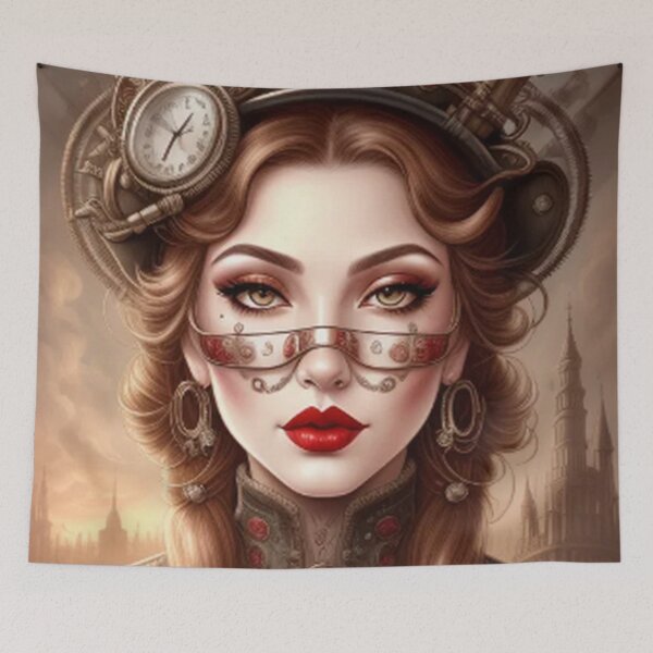Item preview, Vintage Steampunk Glam Lady designed and sold by TheDarkWardrobe.